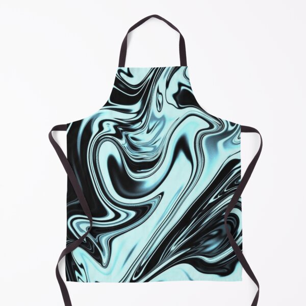 Item preview, skyblue and Black abstract marble texture pattern designed and sold by shirtclub22.