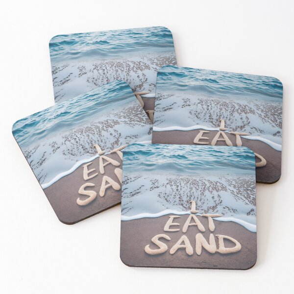 Item preview, I Eat Sand | Humorous Ocean Lover Gift | Funny Beach Quote designed and sold by InkBlvd.