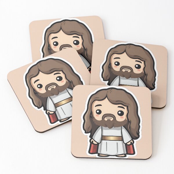 Item preview, Cute Jesus Sticker w/Cape ♥ High-Resolution | Divine, Cute, Pretty designed and sold by TrustInGrace.