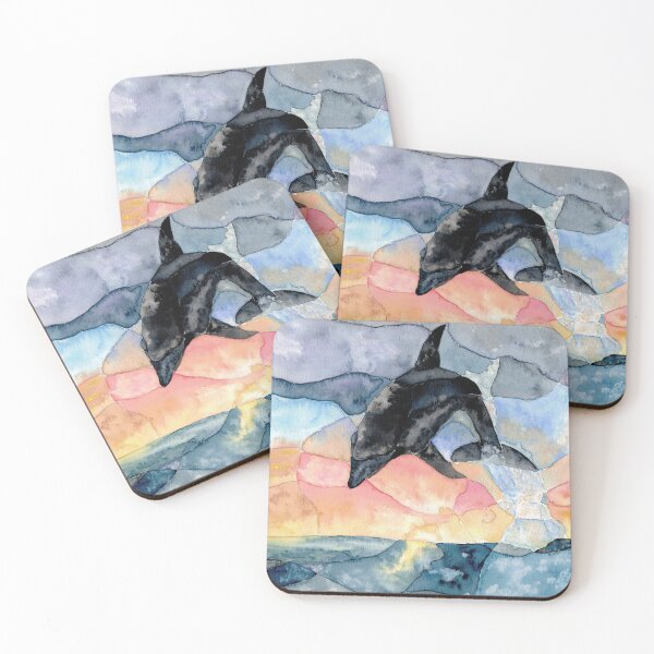 Item preview, Sunset Dolphin designed and sold by Franclynart.