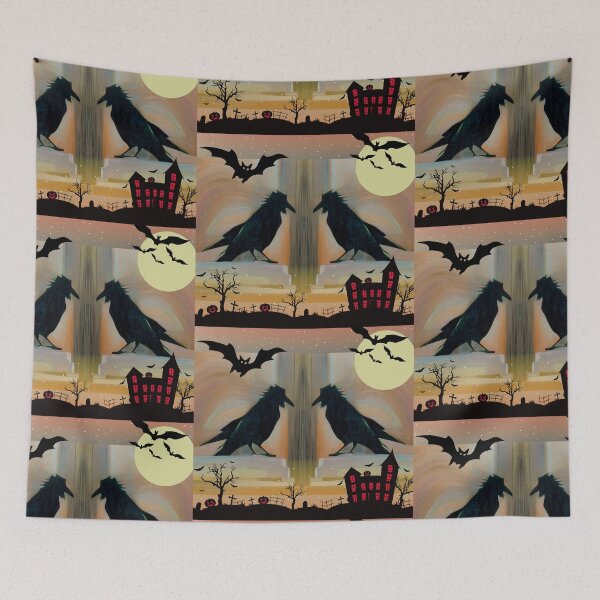 Item preview, Raven Bookends Halloween Design  designed and sold by oh-bi-me.