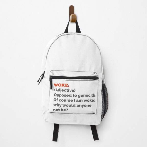 Item preview, Woke means opposed to genocide designed and sold by Rachel the Artist .