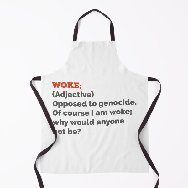Item preview, Woke means opposed to genocide  designed and sold by Rachel the Artist .