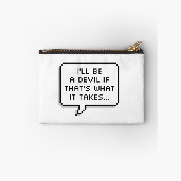 Item preview, i'll be a devil if that's what it takes... pixel speech bubble designed and sold by BashPIXIE.