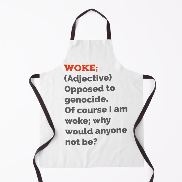 Item preview, Woke= oppressed to genocide designed and sold by Rachel the Artist .