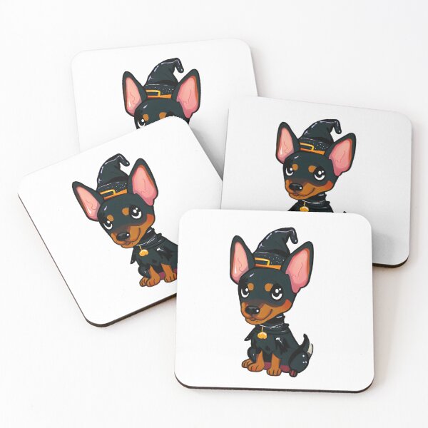 Item preview, Chibi Dobermann in Halloween designed and sold by City0fDreams.