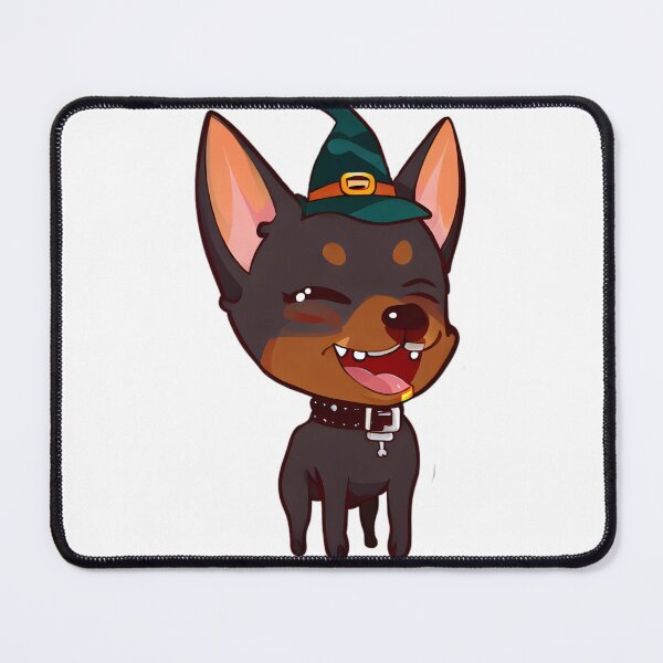 Item preview, Chibi Dobermann in Halloween designed and sold by City0fDreams.