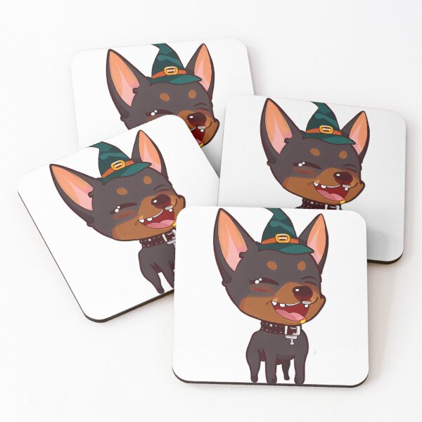 Item preview, Chibi Dobermann in Halloween designed and sold by City0fDreams.