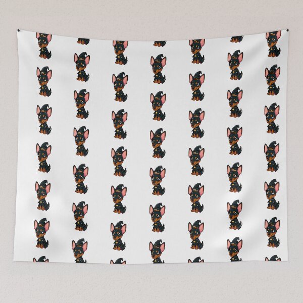 Item preview, Chibi Dobermann in Halloween designed and sold by City0fDreams.
