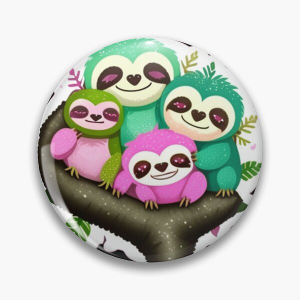 Item preview, Family of sloths  designed and sold by Roxburylane.