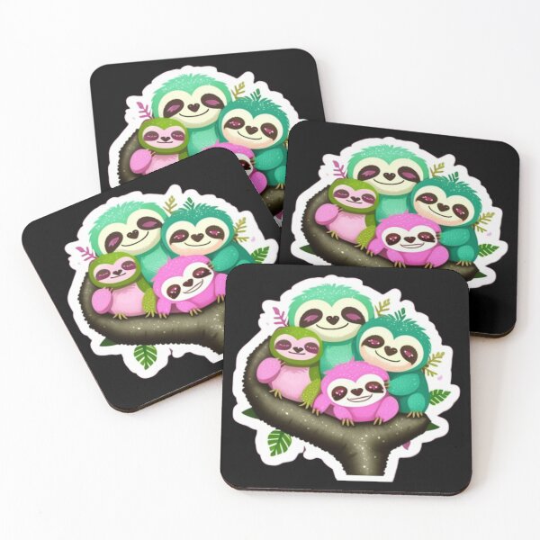 Item preview, Family of sloths  designed and sold by Roxburylane.