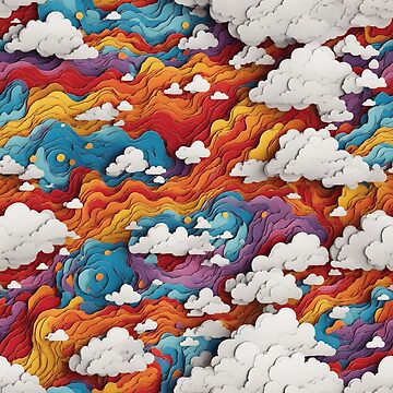 Artwork thumbnail, Clouds on Trippy Color by DJALCHEMY
