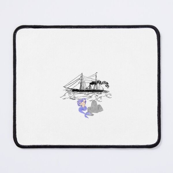 Item preview, Steamship and Mermaid designed and sold by echafiy.