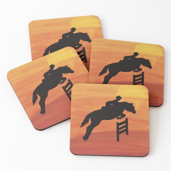 Item preview, Horse leaping in the sunset designed and sold by Catherine Harrison.