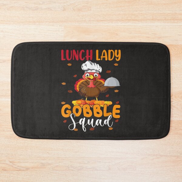 Item preview, Lunch Lady Gobble Squad Funny Thanksgiving Turkey Lunch Lady designed and sold by William Parker.