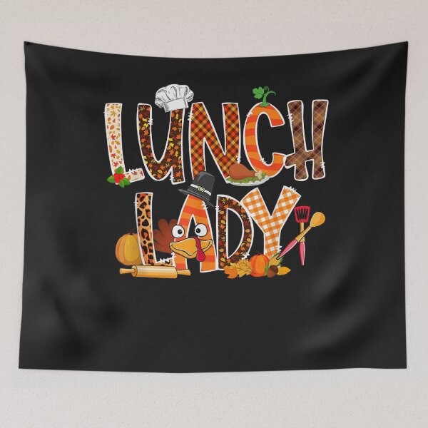 Item preview, Lunch Lady Leopard Pumpkin Thanksgiving Men Women designed and sold by William Parker.