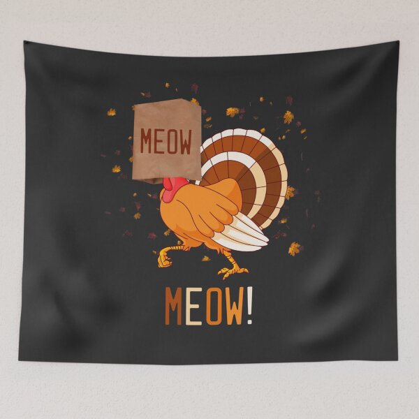 Item preview, Meow Fake Funny Cat For Cat Owner Thanksgiving Turkey designed and sold by William Parker.