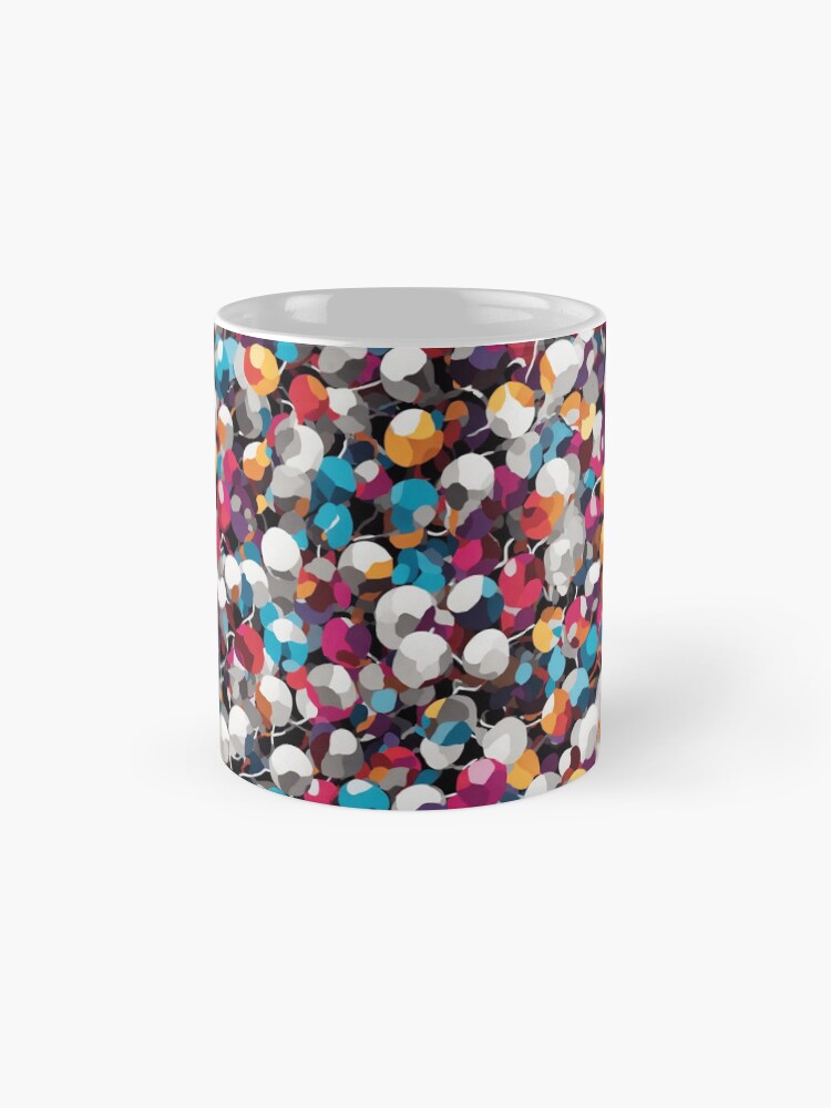 Thumbnail 4 of 6, Coffee Mug, Colored Spheres with Rough Edges designed and sold by DJALCHEMY.