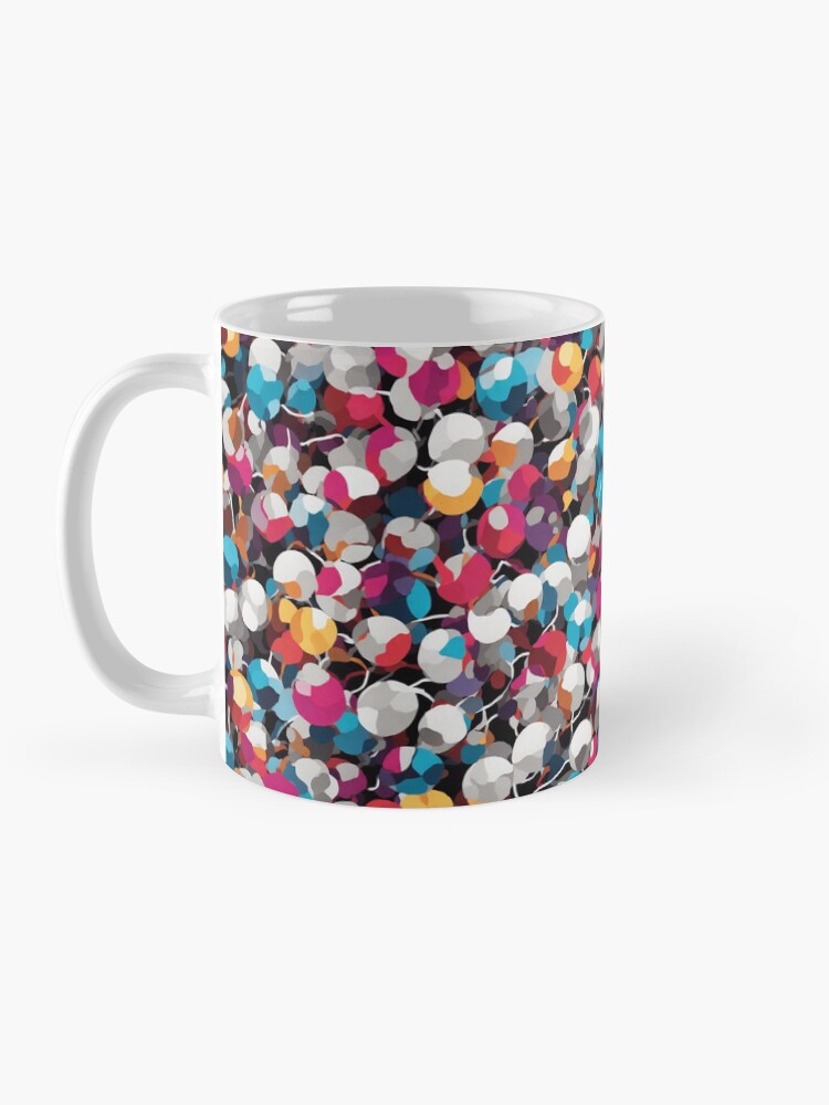 Thumbnail 3 of 6, Coffee Mug, Colored Spheres with Rough Edges designed and sold by DJALCHEMY.