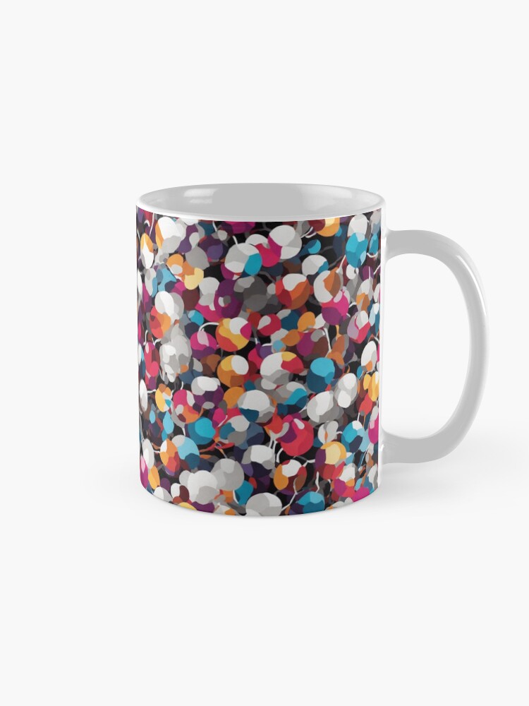 Thumbnail 5 of 6, Coffee Mug, Colored Spheres with Rough Edges designed and sold by DJALCHEMY.