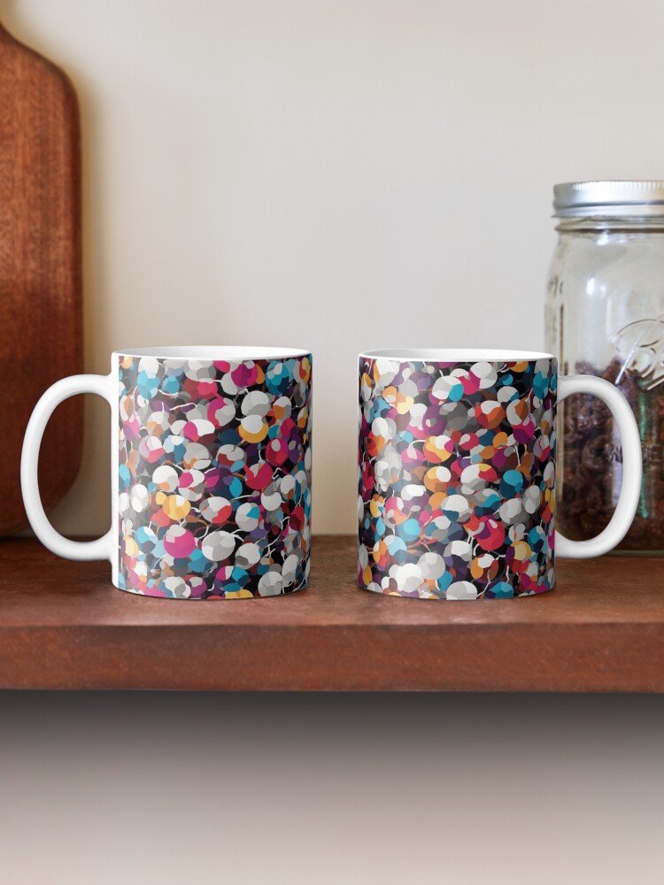 Thumbnail 2 of 6, Coffee Mug, Colored Spheres with Rough Edges designed and sold by DJALCHEMY.