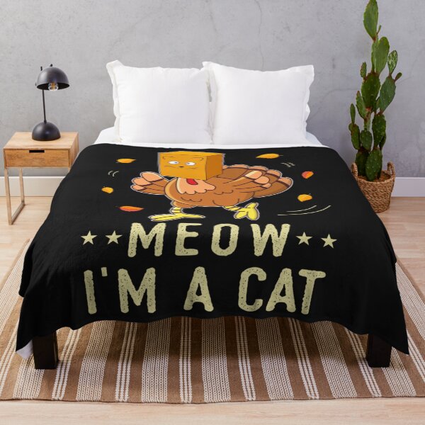 Item preview, Meow I'm a Cat Funny Thanksgiving Joke Turkey Fake Cat designed and sold by William Parker.