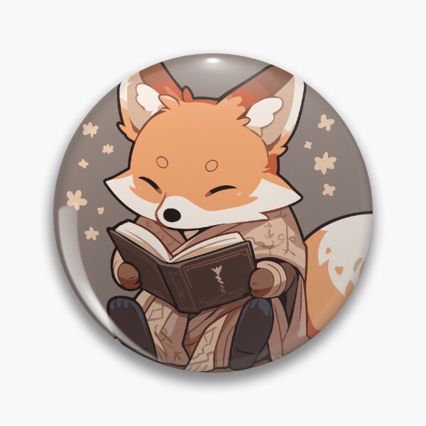 Item preview, Quiet Orange Fox Reading designed and sold by SweetClicks123.