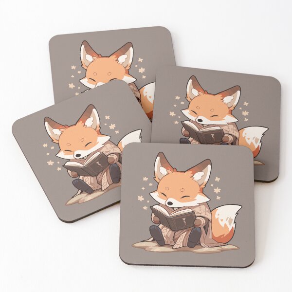 Item preview, Quiet Orange Fox Reading designed and sold by SweetClicks123.