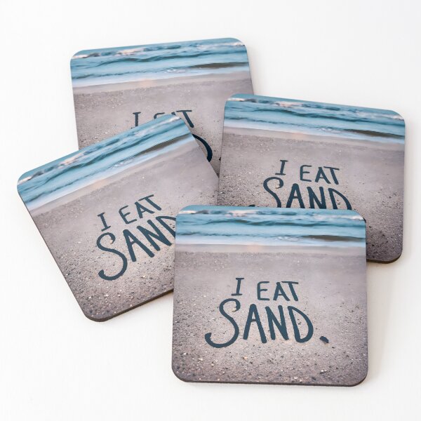 Item preview, I Eat Sand | Funny Beach Quote designed and sold by InkBlvd.