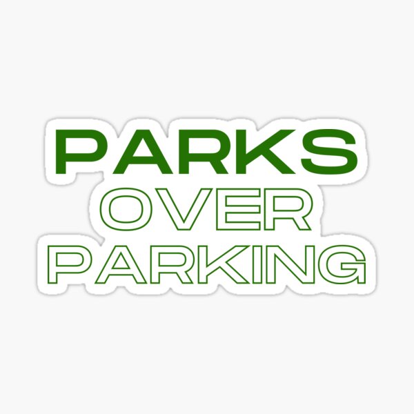 Vista previa del artículo con la obra «Parques > Estacionamiento», diseñado y vendido por AmbleCollective.