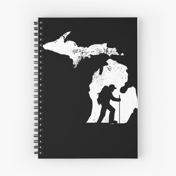 Item preview, Michigan Hiker Shirt Love Mountain Hiking Distressed Gear designed and sold by DynamicDesign.