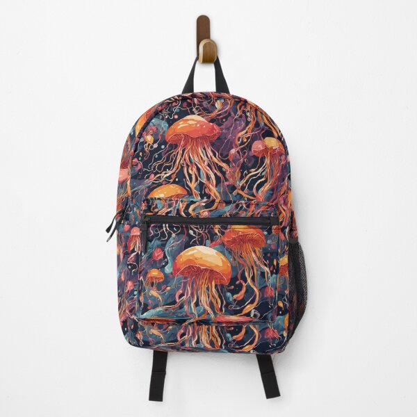Artikelvorschau, Orange und rosa Quallen entworfen und verkauft von DJALCHEMY.