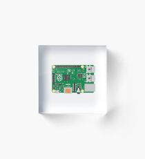 Raspberry Pi, Raspberry, Geek Art, Nerd Art, Nerd Gifts, Geek Gift Acrylic Block