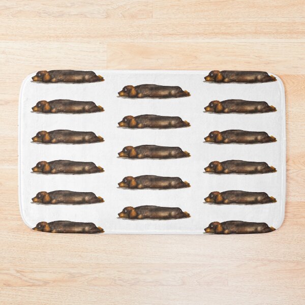 Item preview, Extra Long Dachshund dog painting designed and sold by Funsize-Art.