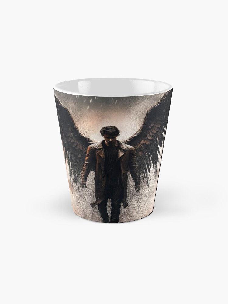 Thumbnail 2 of 4, Coffee Mug, Angel in the Rain designed and sold by LenCarol.