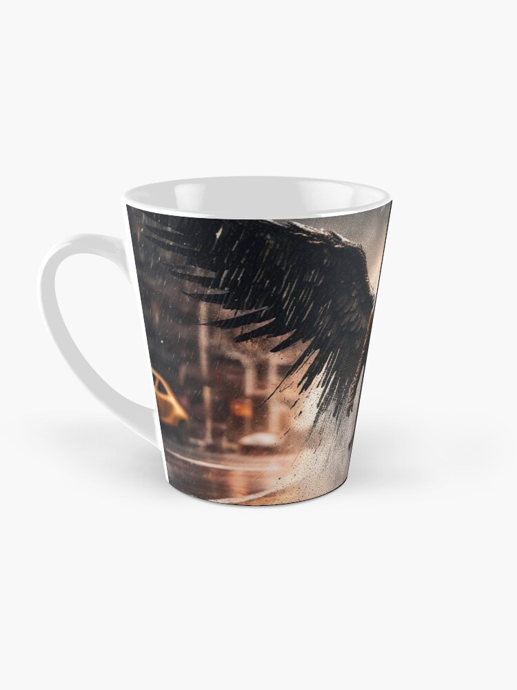 Thumbnail 3 of 4, Coffee Mug, Angel in the Rain designed and sold by LenCarol.