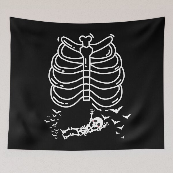Item preview, Halloween Maternity Skeleton Baby Announcement designed and sold by Thevulcano.