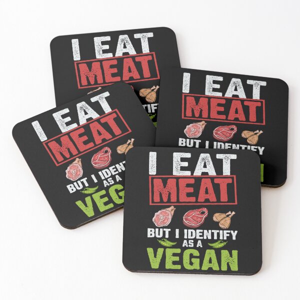 Item preview, I Eat Meat But I Identify As A Vegan - Cool Gifts For Vegan by FanityPrints designed and sold by FanityPrints.