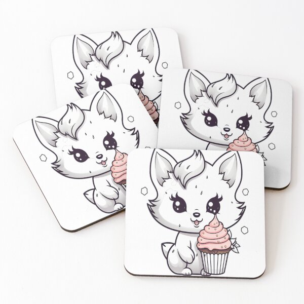 Item preview, White Fox's Floral Cupcake Fantasy designed and sold by alaa-mously.