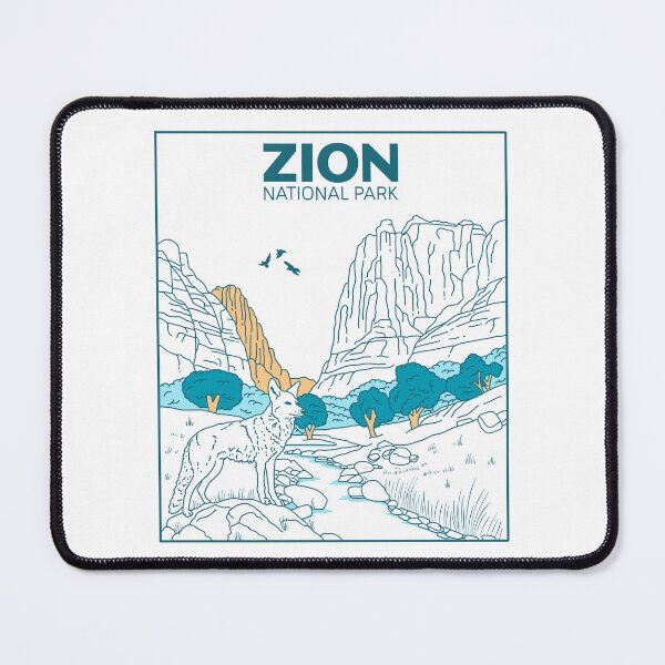Item preview, Zion National Park designed and sold by ethnicdrawing.