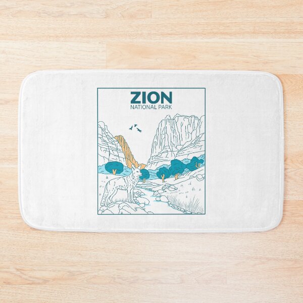 Item preview, Zion National Park designed and sold by ethnicdrawing.