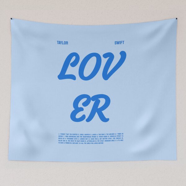 Item preview, Lover Track List (Blue Version) designed and sold by BlackwellNY.