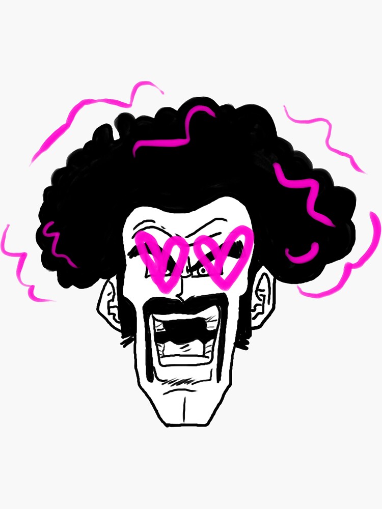 Mr. Satan Sticker by MadeByBonilla