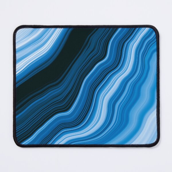 Item preview, Blue, Aqua And White Marbled Abstract Art Designs designed and sold by DEC02.