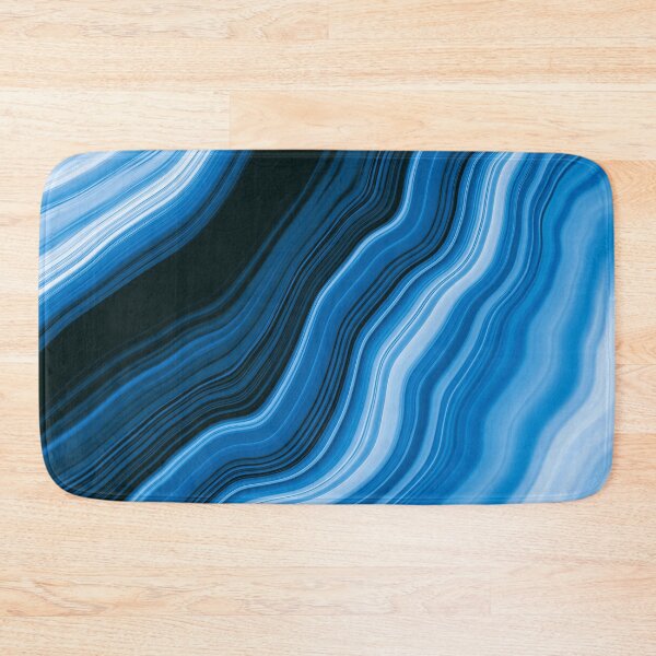 Item preview, Blue, Aqua And White Marbled Abstract Art Designs designed and sold by DEC02.