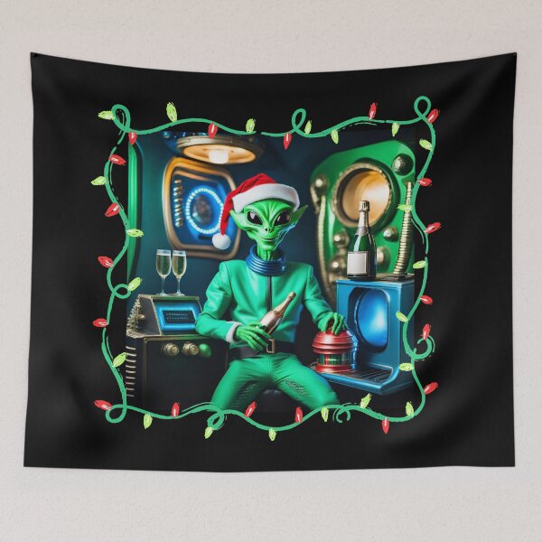 Item preview, Alien at Christmas designed and sold by studio468.