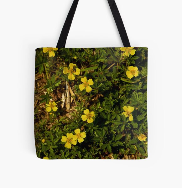 Tormentil in Shalwy Valley All Over Print Tote Bag