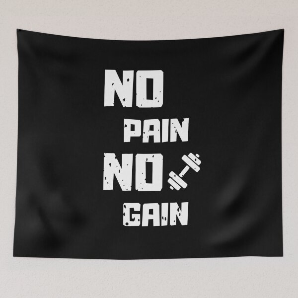 Item preview, no pain no gain designed and sold by Bartłomiej Bogacz.