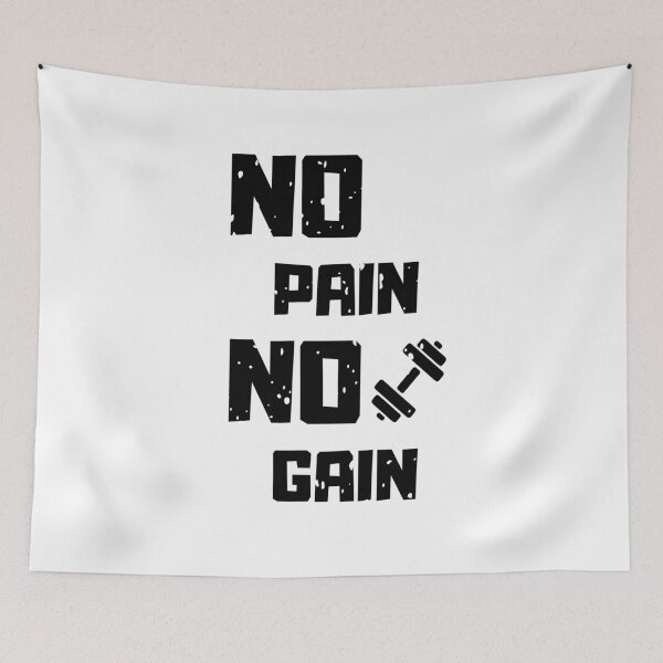 Item preview, no pain no gain designed and sold by Bartłomiej Bogacz.
