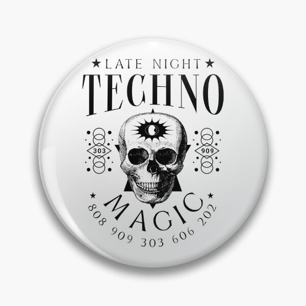 Aperçu de l'œuvre TECHNO - Magie de fin de soirée (Noir) créée et vendue par Discothreadz.